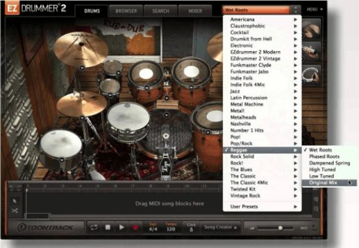 Toontrack EZdrummer 2