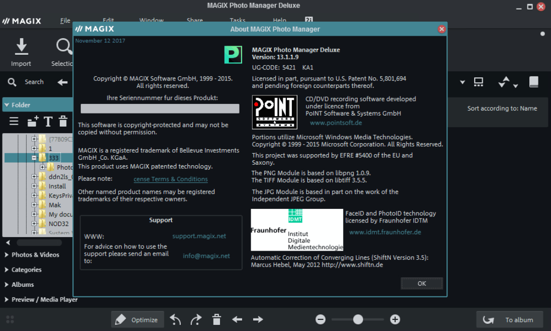 MAGIX Photo Manager 17 Deluxe 13.1.1.9