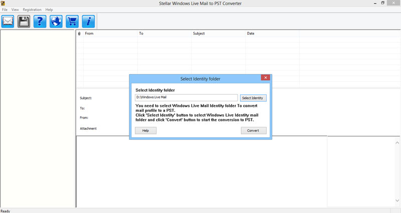 Stellar Windows Live Mail to PST Converter 2.0.0.0