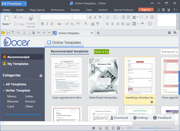 WPS Office 2016 Premium 10.2.0.5996