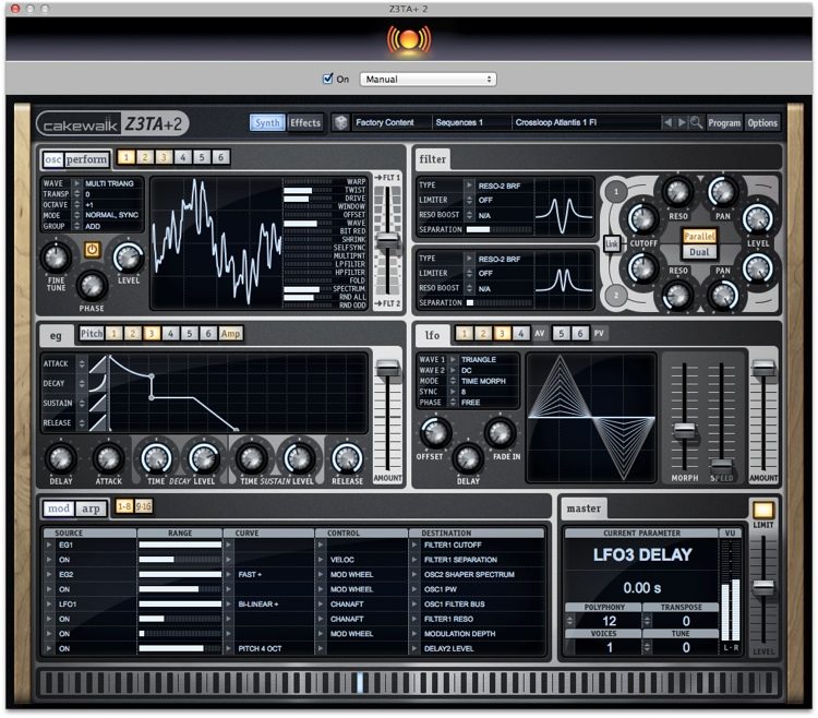 Cakewalk Z3TA+ 2 Free Download For Mac