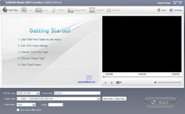 GiliSoft Movie DVD Creator 7 free download