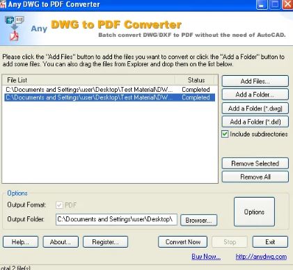 Any DWG to PDF Converter 2020