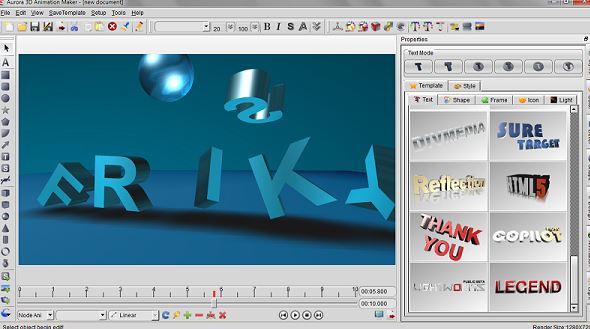 Aurora 3D Text & Logo Maker