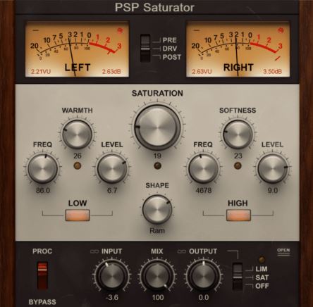 PSPaudioware PSP Saturator v1.0.0 [WiN]