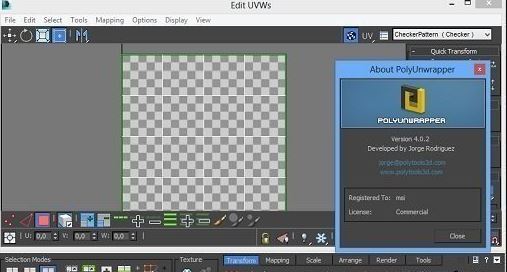 PolyUnwrapper v4.3.7 for 3ds Max 2010 - 2022