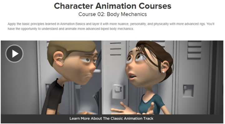 Animation Mentor – Course 2 – Body Mechanics