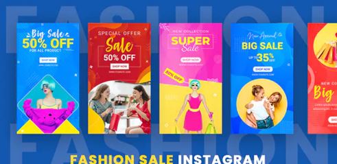 Videohive Fashion Sale Instagram Stories Banners 34713678