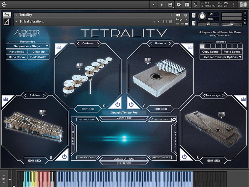 Audiofier Tetrality [KONTAKT]