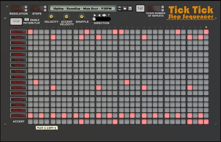 Reason RE Josh Levy Tick Tick Step Sequencer v1.0.2 [WiN]