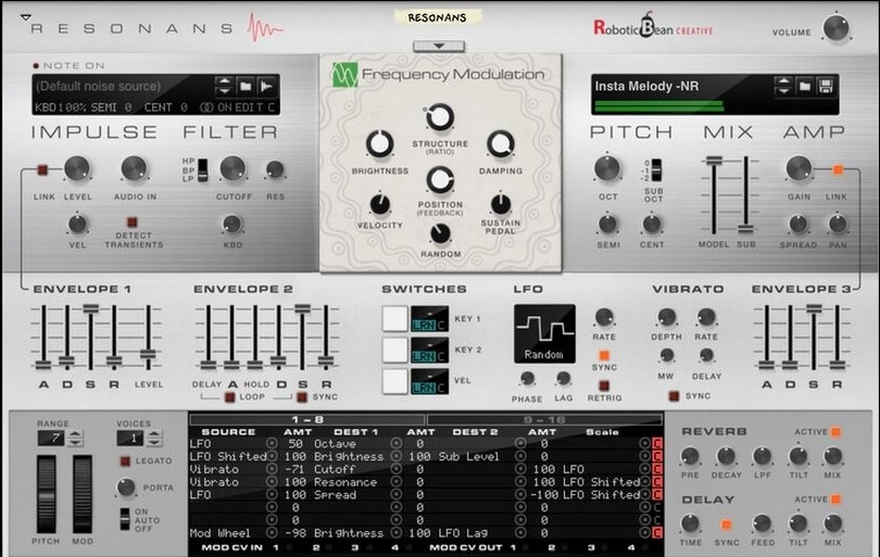 Reason RE Robotic Bean Resonans v1.1.1 [WiN] (Premium)