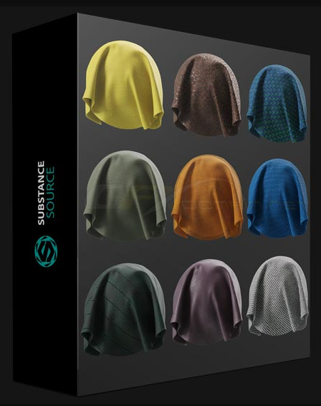 Substance Source 13 – 44 SBSAR – Fabrics