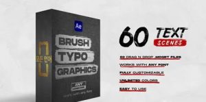 Videohive Brush Titles 34443174