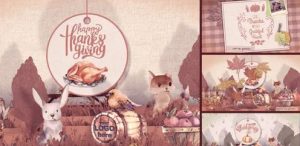 Videohive Thanksgiving Pop Up Card 34538247