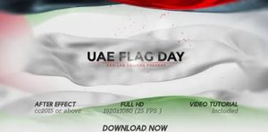 Videohive UAE Flag Day Memorial Day National Day Independence Day 34437335