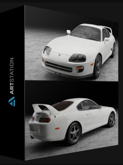 ARTSTATION – SUPRA 1998 3D MODEL BY CG CREW