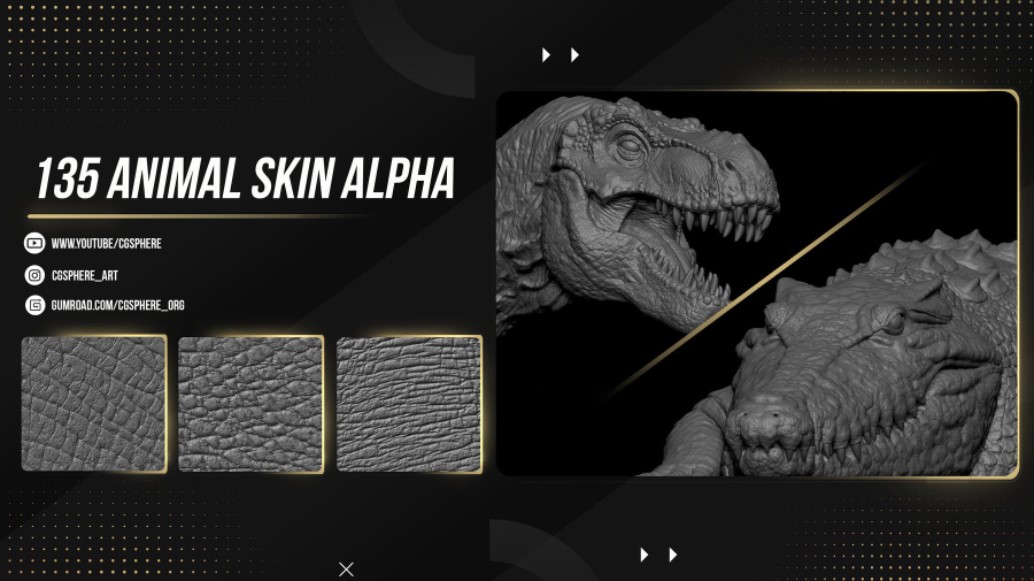 ArtStation Marketplace – 135 Animal Skin Alpha