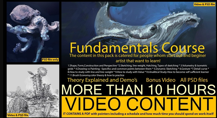 Artstation – Fundamentals Course – A guide for starters in art