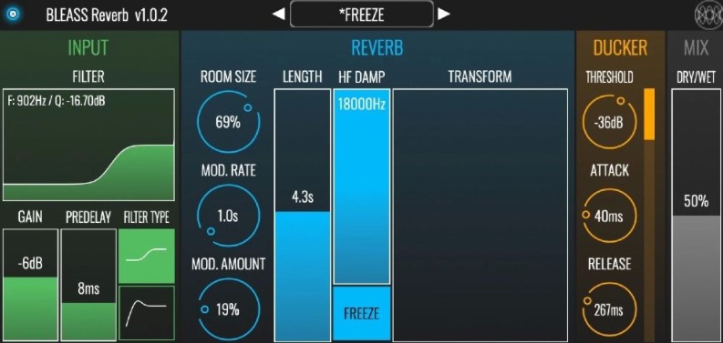 BLEASS Reverb v1.3.0 [WiN]