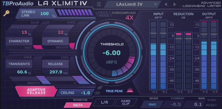 TBProAudio LAxLimit4 v4.0.11 [WiN, MacOSX]