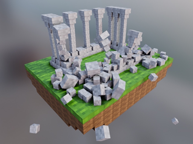 CG Fast Track – Blender Fast Track Vol 1 Minecraft