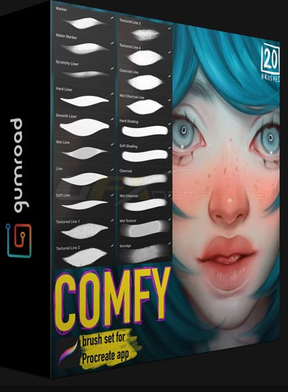 GUMROAD – COMFY BRUSHES FOR PROCREATE APP