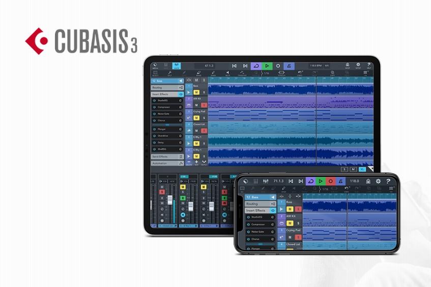 Steinberg Cubasis 3 DAW and Studio v3.4.3 [iOS]