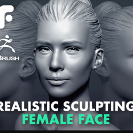 Flippednormals – Sculpting a Realistic Female Face in Zbrush (Premium)