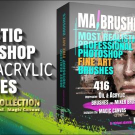 Gumroad – Realistic Photoshop Oil & Acrylic Brushes (Premium)