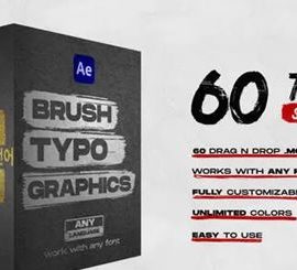 Videohive Brush Titles 34443174