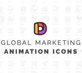 Videohive Global marketing Animation Icons 34465925