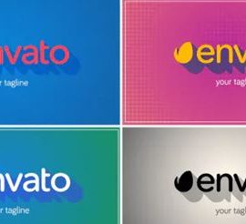 Videohive Long Shadow Retro Logo Intro 7651338