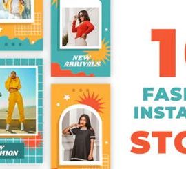 Videohive Trendy Graphics Instagram Story 34529781