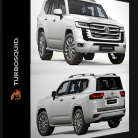 TURBOSQUID – 3D 2022 TOYOTA LAND CRUISER 300 MODEL BY HKV STUDIOS (Premium)