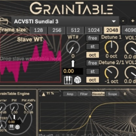 Altar of Wisdom GrainTable [M4L] Virus Grain Mode Recreation [Synth Presets] (Premium)