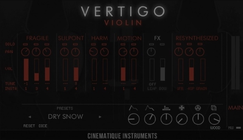 Cinematique Instruments Vertigo Violin Content [Halion]