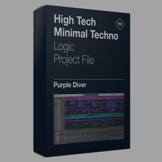 Production Music Live Purple Diver High Tech Minimal Techno [Synth Presets, DAW Templates]