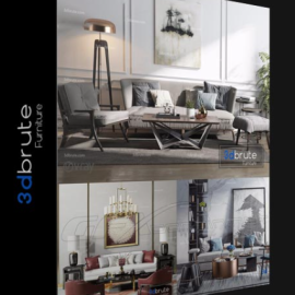 3DBRUTE – MODERN SOFA COLLECTION (Premium)