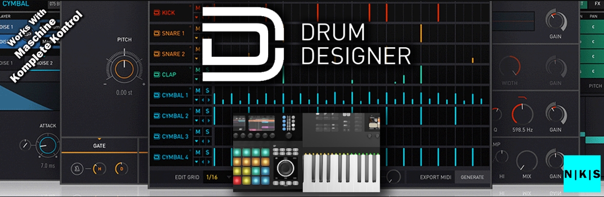 Freelance Sound Labs UVI Drum Designer NKS Library for Komplete Kontrol \ Maschine [DAW Addons]