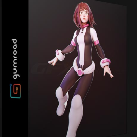 GUMROAD – URARAKA OCHAKO CHARACTER CREATION IN BLENDER (Premium)