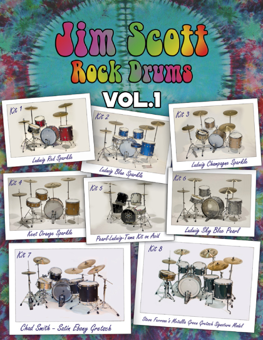 Platinum Samples Jim Scott Rock Drums Vol.1 [BFD3]