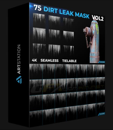 ARTSTATION – 75 DIRT LEAK EFFECT MASK- VOL 2