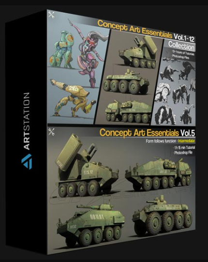 ARTSTATION – CONCEPT ART ESSENTIALS – TUTORIAL COLLECTION