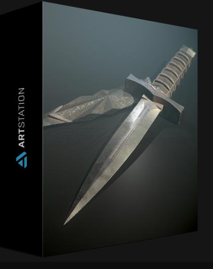 ARTSTATION – REALISTIC DAGGER GAME ASSET CREATION IN BLENDER 