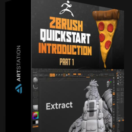 ARTSTATION – ZBRUSH QUICKSTART INTRODUCTION P1 BY PIERRE ROGERS  (Premium)