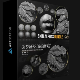 ARTSTATION – CGSPHERE SKIN ALPHAS BUNDLE (Premium)