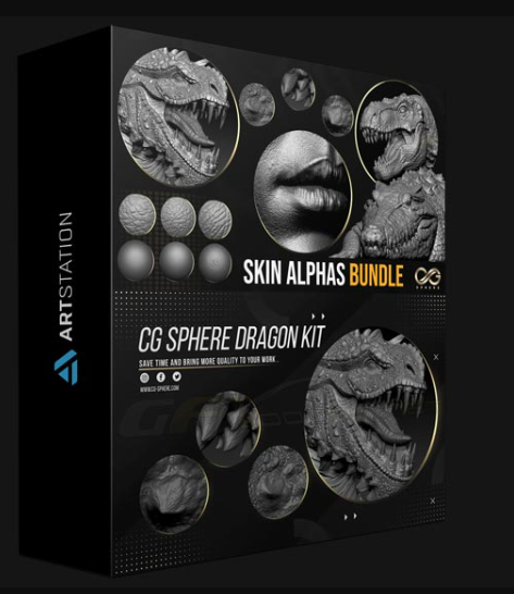 ARTSTATION – CGSPHERE SKIN ALPHAS BUNDLE