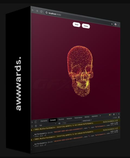 AWWWARDS – IMPRESS EVERYONE WITH A 3D PARTICLE SCENE WITH BLENDER AND THREE.JS