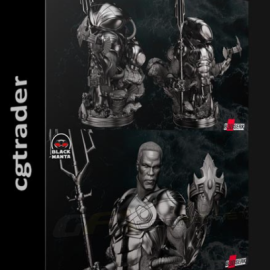 CGTRADER – B3DSERK BLACK MANTA BUST 3D PRINT MODEL (Premium)