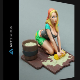 CGTRADER – CINDERELLA MAID 3D PRINT MODEL (Premium)